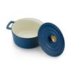 Deshrang 24cm Enamel Cast Iron Soup & Stew Pot