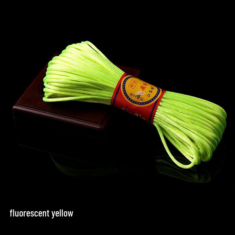 Red Polyester Chinese Knotting Cord for DIY Bracelets and Beading