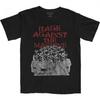 Хлопковая футболка унисекс для взрослых с масками толпы Rage Against the Machine