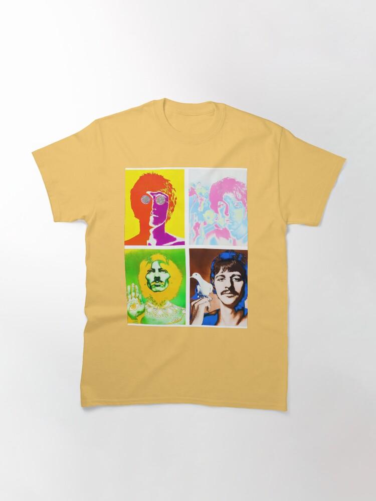 John Lennon Beatles Ringo, Paul, George, John Classic T-Shirt