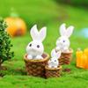 Мультяшное Животное Милый Кролик Серия Садовые Украшения Микро Пейзаж Декор