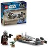 Игрушка LEGO Star Wars Мандалорец и Спидербай Глогу™ - Подарок на день рождения, Конструктор, Обучающая игрушка для мальчиков и девочек, Возраст 6, 7, 8, 9, Sp