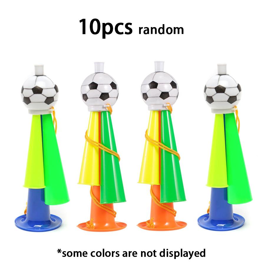 5/10pcs Football Horn Cheering Prop Atmosphere Supplies for Sports Meeting Ball Game Party Festival Cheerleading Fans XJM