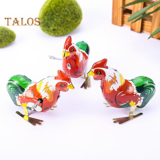 1/4 шт. заводная игрушка в виде животного ностальгическая винтажная детская взрослая заводная пружина металлическая прыгающая лягушка петух крыса кролик игрушка сувениры для вечеринки