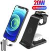 20W Wireless Charger Stand For IPhone 14 13 12 11 XR 8 Apple Watch 3 In 1 Qi Fast Charging Dock Station for Airpods Pro IWatch 7