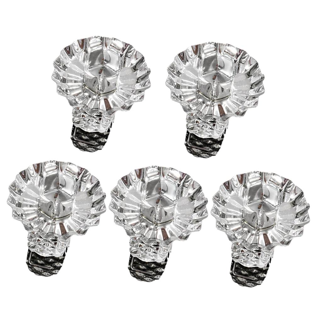 5x Зажимы для свечей Церкви Легко Защелкиваются Зажимы для свечей на елку для юбилеев Праздничные принадлежности День рождения Свадебное украшение