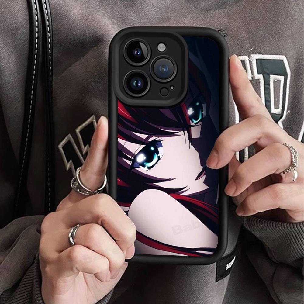 Чехол для телефона R-Rias Gremory High для iPhone 17 16 E 15 14 13 12 11 Pro Max Plus Задняя крышка