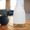Essential Oil Diffuser White Ceramic Humidifier 100ml Timing with Night Light Auto Off Home Office Humidifier Scent Diffusers