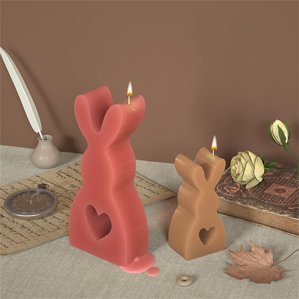Easter Rabbit Shape Silicone Tool Reusable Easter Rabbit Chocolate Baking Tool Mousse