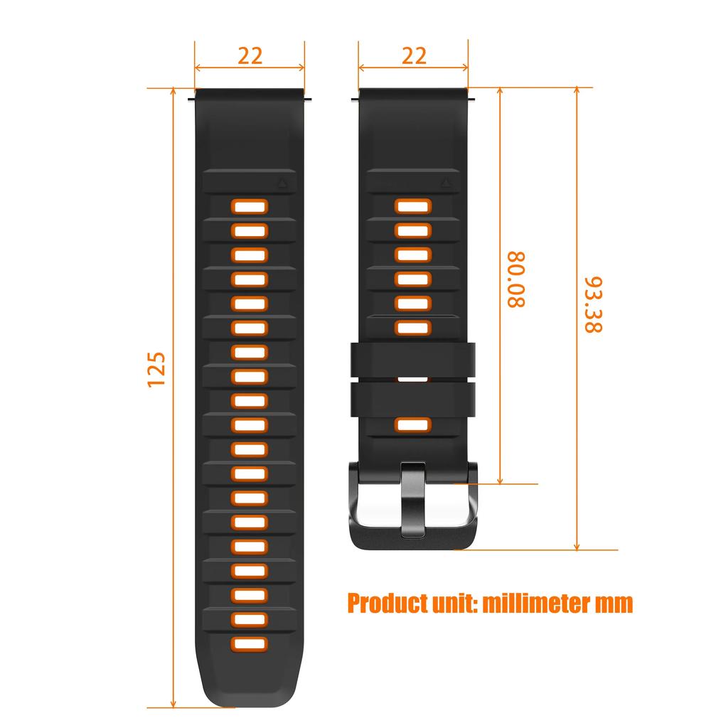 22mm Silicone Strap For POLAR Vantage M3 M2 M V3/Grit X2 Pro Titan Sport Watch Band For POLAR Grit X Correa Bracelet Accessories