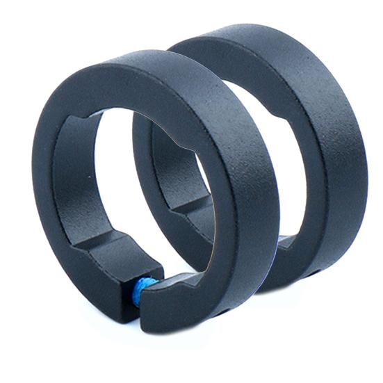 2 шт. Сменные алюминиевые сплавные велосипедные грипсы, ручки, стопорные кольца для МТБ