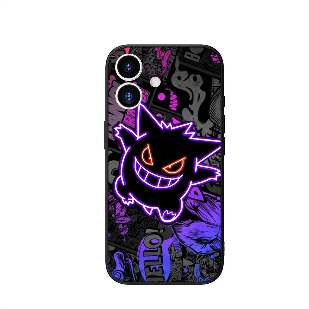 Чехол для телефона P-Pokemons Charmander P-Pikachus для Apple iPhone 16 15 14 Plus 13 12 Mini 17 Pro Max + 16E Air 16+ ProMax