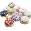 Magnetic Pumpkin Needle Cushion Wood Base Pin Cushion Cross-stitch Needle Pillow  Tailor
