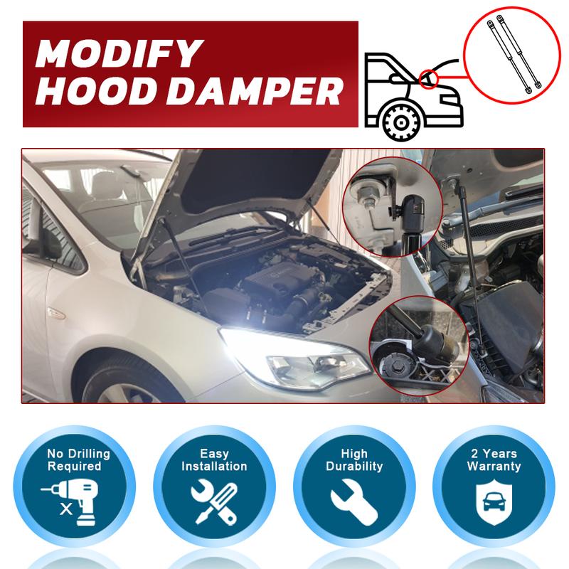 Для Opel Astra G (Т98) 1998-2009 Газовый упор Поддержка подъема Передний капот Модификация Газовые пружины Амортизатор