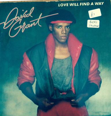 7-дюймовая пластинка DAVID GRANT Love Will Find A Way GRAN3 Chrysalis 1983 UK Поп Б/у
