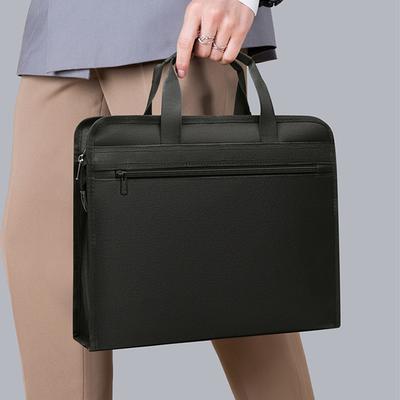 Портфель Мужская сумка для документов формата А4 Сумка для документов на молнии Сумка-тоут Портфель Деловая сумка