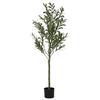 VidaXL Artificial Olive Tree 450 Leaves 120 Cm Green, Artificial Plant, Fake Plant, Fake Tree, Fake Olive Tree, Tree 4103571