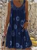 2023 New European & American Off-shoulder Lace Sleeveless Casual Dress for Women