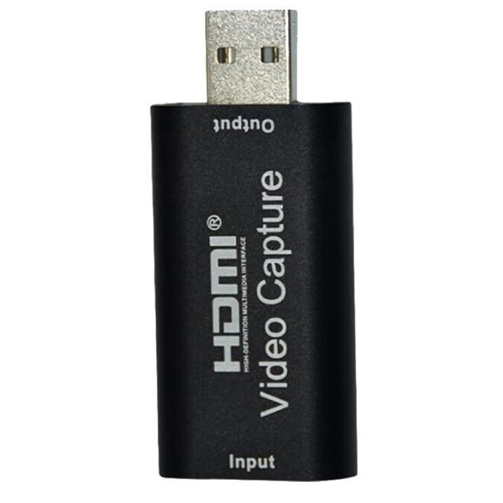 Карта видеозахвата USB 2.0 HDMI для потоковой передачи HD 1080P и записи игр
