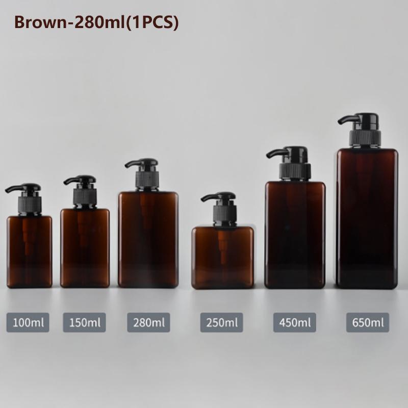 100-650Ml Square Bottle Liquid Soap Whipped Mousse Points Bottling Shampoo Lotion Shower Gel Pump Bottlesnding Soap Dispenser