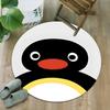 1pc Pingu1 Carpet, Round Rug, Comfortable, Suitable for Entryways, Living Rooms, Office, And Bedrooms, Christmas Decoration