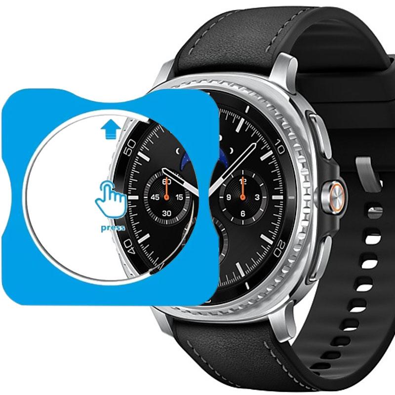 Закаленное стекло для Samsung Galaxy Watch 8 44 мм 40 мм/Ultra 47 мм/7 6 5pro HD Пленка Защита экрана Бампер для Watch 8 classic 46 мм
