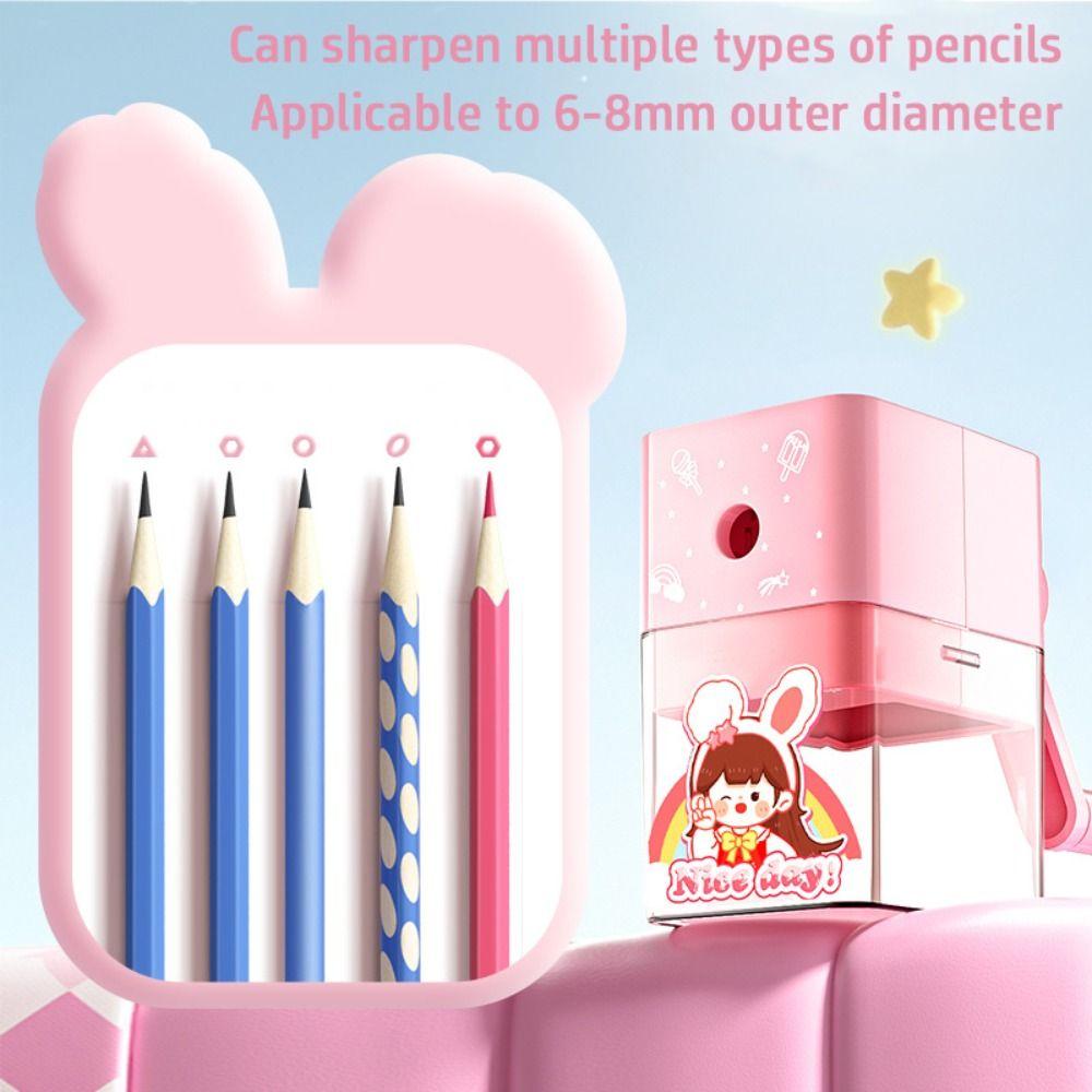 Антипригарная точилка для карандашей, механический инструмент с ручным управлением, офисные школьные принадлежности