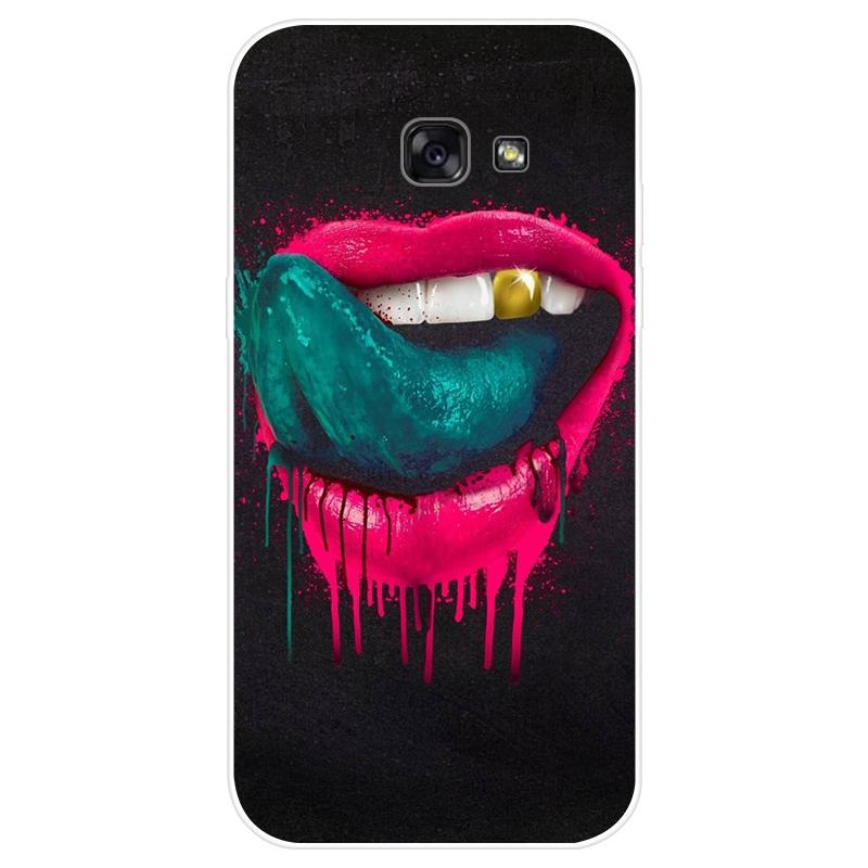 Для Samsung Galaxy A 5 A52017 SM-A520F чехол Мягкая силиконовая задняя крышка модный чехол для телефона с мультяшным рисунком