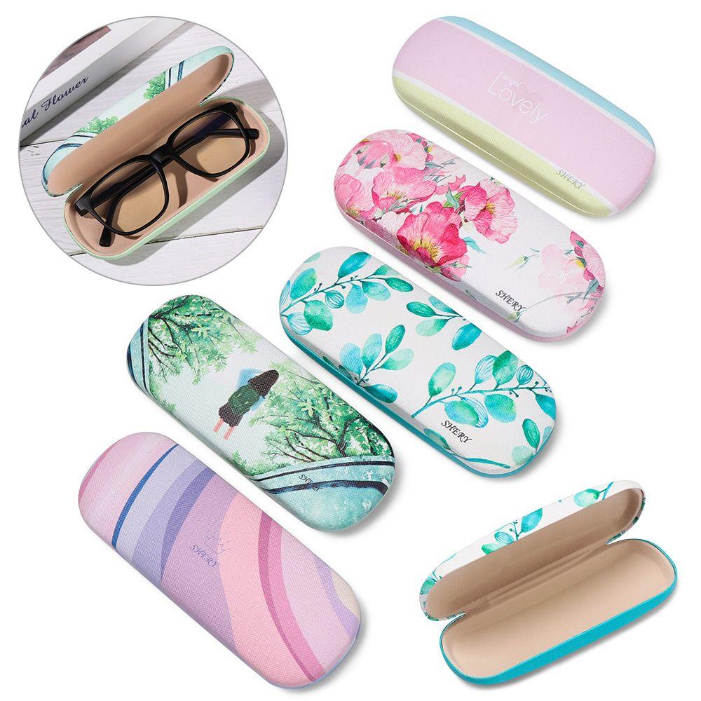Pattern Travel Office Accessories Eyeglasses Case Spectacle Holder Glasses Box Eyewear Protector
