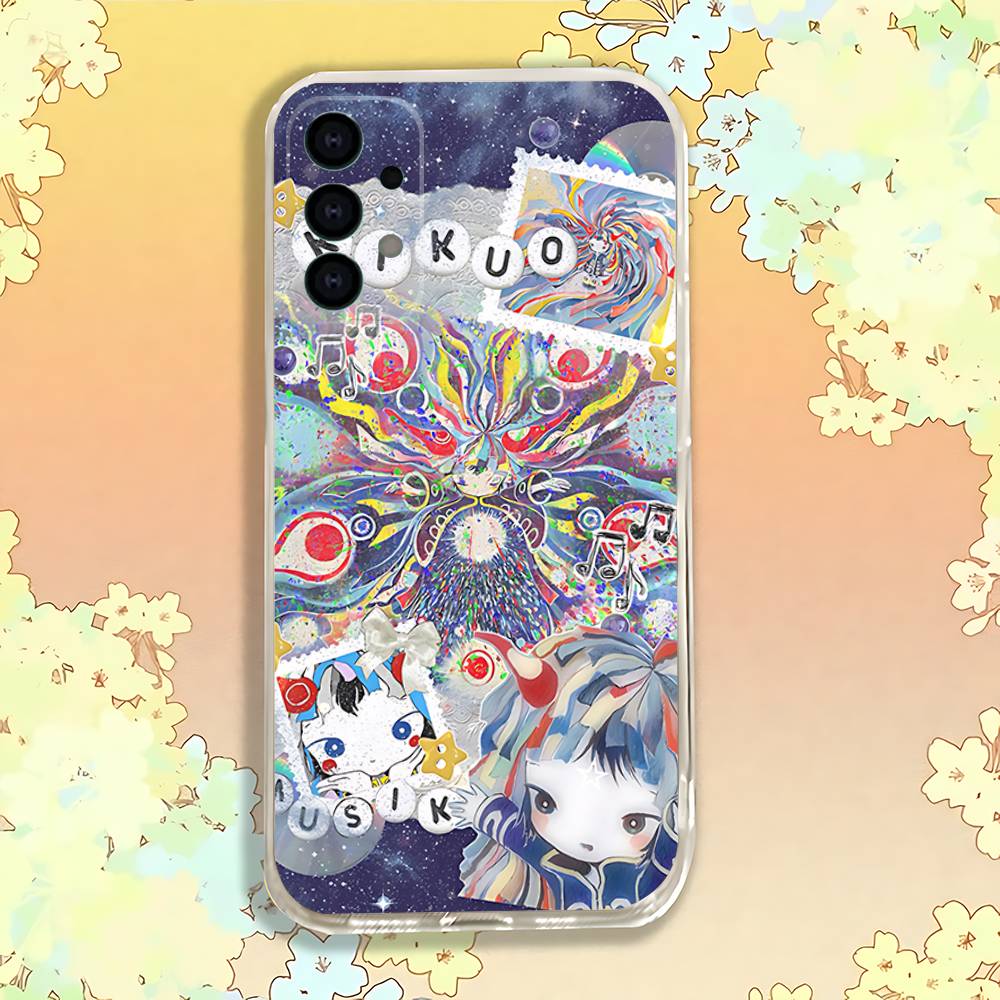 Kikuo SINGER Япония Музыка Ударопрочный Прозрачный Чехол Для Samsung Galaxy S30,S25,S24,S23,S20,S21,S22,S10,5G,FE,lite,PIus Обложка