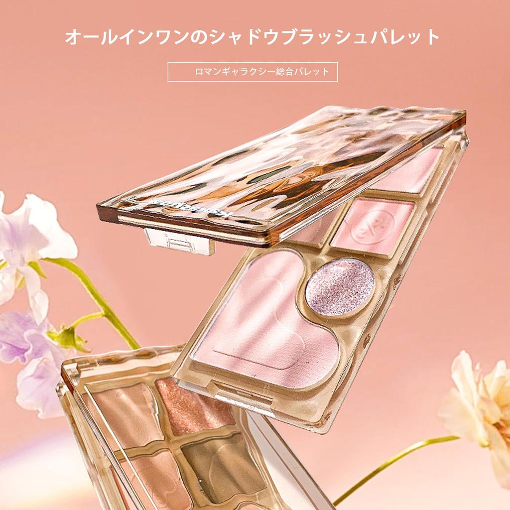 Lynlyulinger Тени для век 6 Высокопигментированная палетка теней для век с мелким шиммером для глаз и хайлайтера, розовая палитра, цвета, пигментированные, плотно прилегающие,