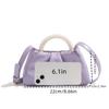 Elegant Pearl Handle Evening Clutch Chic Women's Dinner Handbag Adjustable Strap for Shoulder or Crossbody Wear Perfect