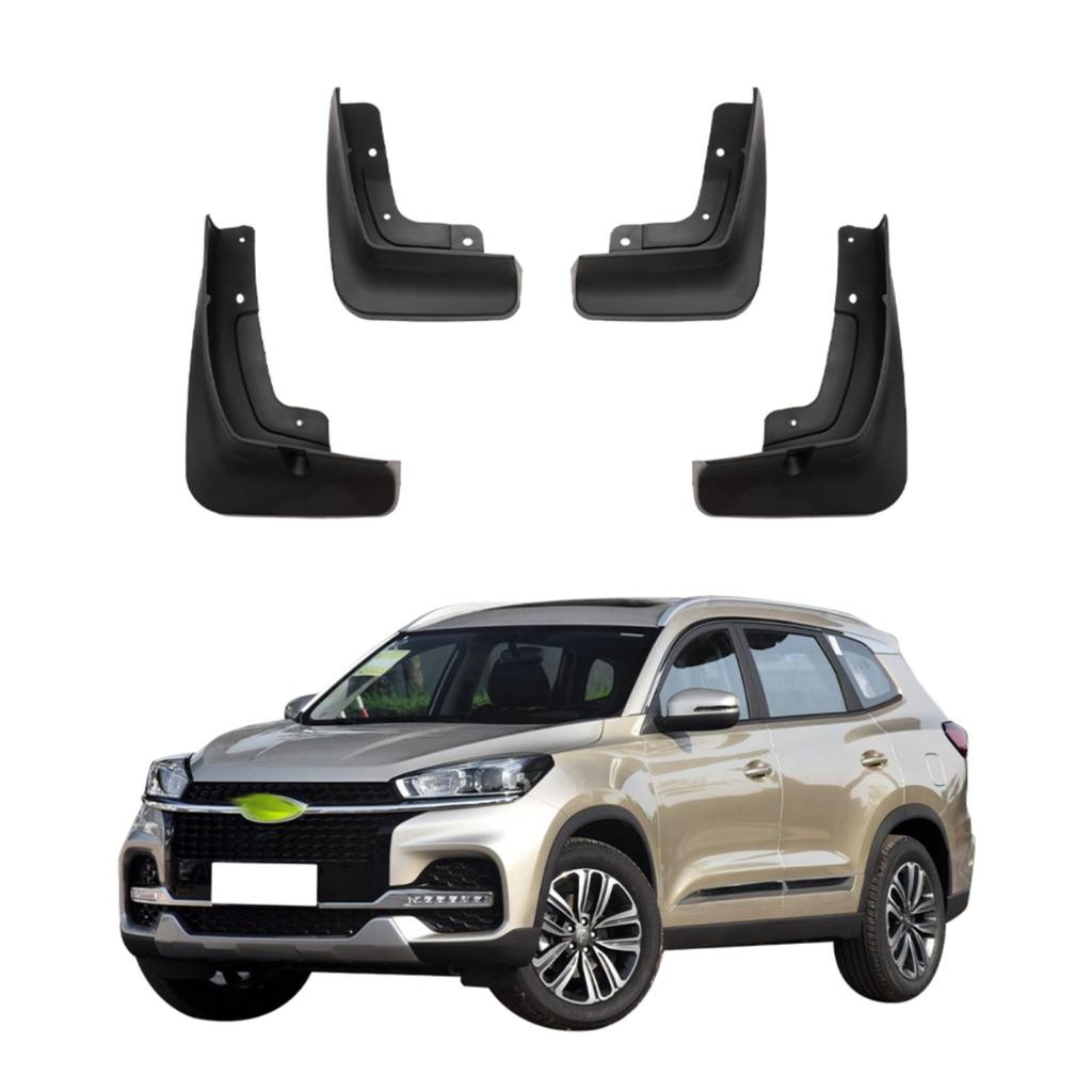 4PCS Car Mud Flaps Splash Guards Mudguards Car Mud Flaps Compatible with Chery Tiggo 8 2018 2019 2020 2021