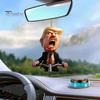 1/9 шт. Рождественский орнамент Трампа, акриловое украшение для рождественской елки, забавные аксессуары для автомобиля Трампа для сторонников Трампа, декор для офиса и дома