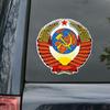 Car Decal USSR Series Soviet Union Soviet Division Communist Flag Pattern Sticker Car Rear Window