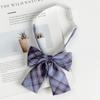 JK Bow Tie for Women, Japanese Uniform Shirt, College Style Student Plaid Tie, Men's Free Ribbon Accessories