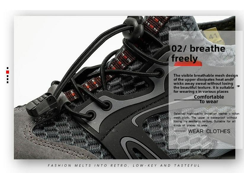 Мужская быстросохнущая обувь для походов и водных видов спорта 2023 года для активного отдыха на природе и пляжа