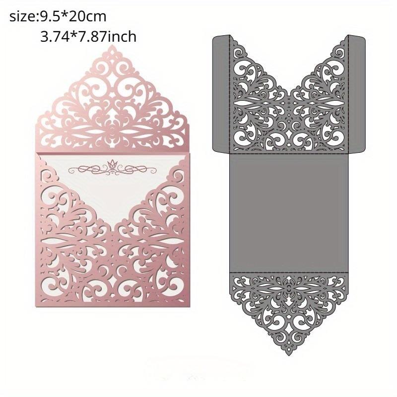 1 шт конверт кружево металлический трафарет для резки трафареты для DIY скрапбукинг / фотоальбом декоративное тиснение DIY бумажная карточка