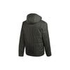 Adidas Windproof Zip Hooded Cotton Jacket Men Outerwear Dark-Green FT2539