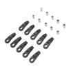 10PCS M4 RC Link Rod Ends M4 Plastic Tie Rod End Ball Joint Link 1 10 Crawler Link Ends for Axial SCX10 I II III