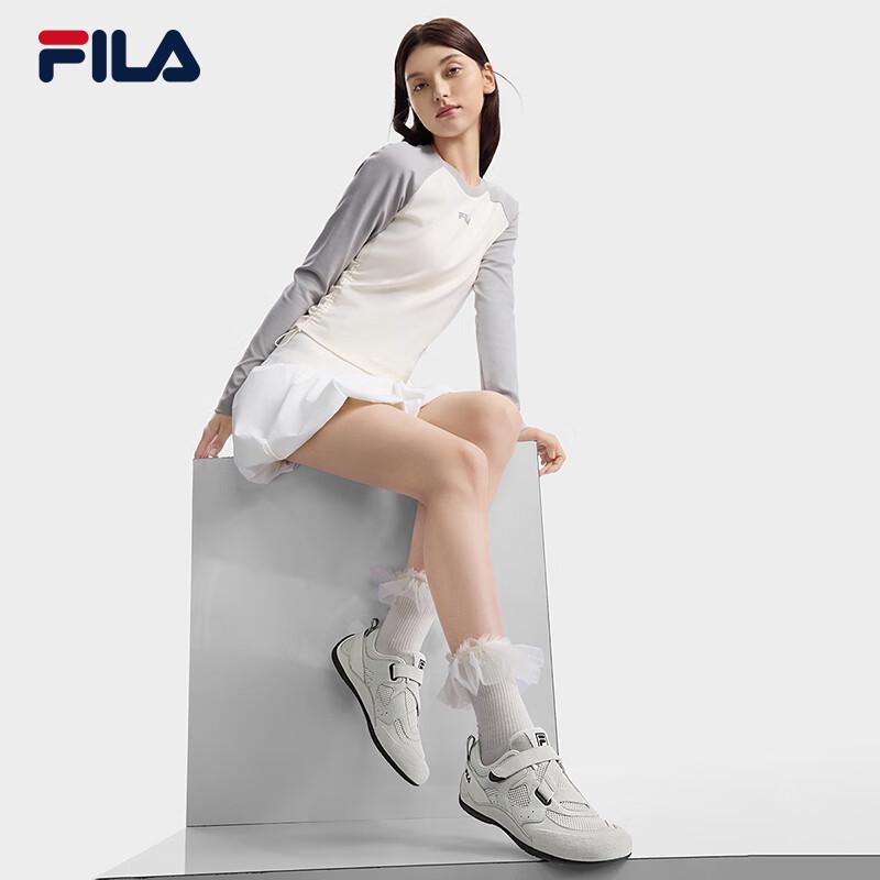 Fila Женские повседневные кроссовки 2025 года, коллекция Осень, цвет «Галька»
