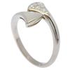 Bvlgari Tiva Dream Ring K18 White gold/diamond/Mother of Pearl #4.9(US Size) 2.9g Women Used