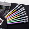 9Pcs/set 0.6mm White Gold Silver Ink Color Photo Album Gel Pen Stationery Office Cute Scrapbooking Large Capacity Pen for Kids