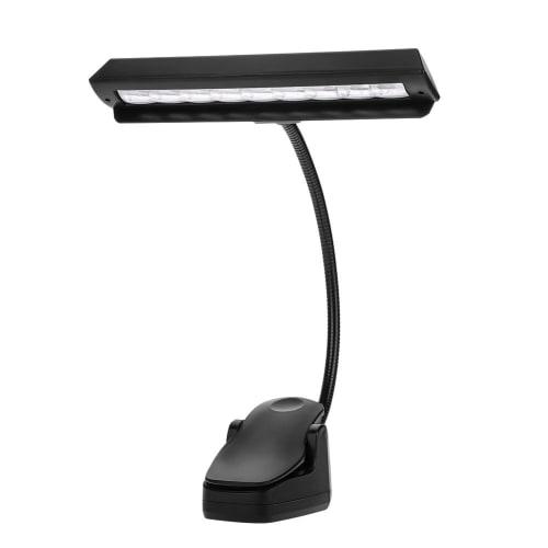 Music Stand Light, Music Light with 9 LED Beads, Adjustable, Clip-on, USB Rechargeable, Multi-Purpose, Suitable for PC Work, Work, Students, Bedrooms,