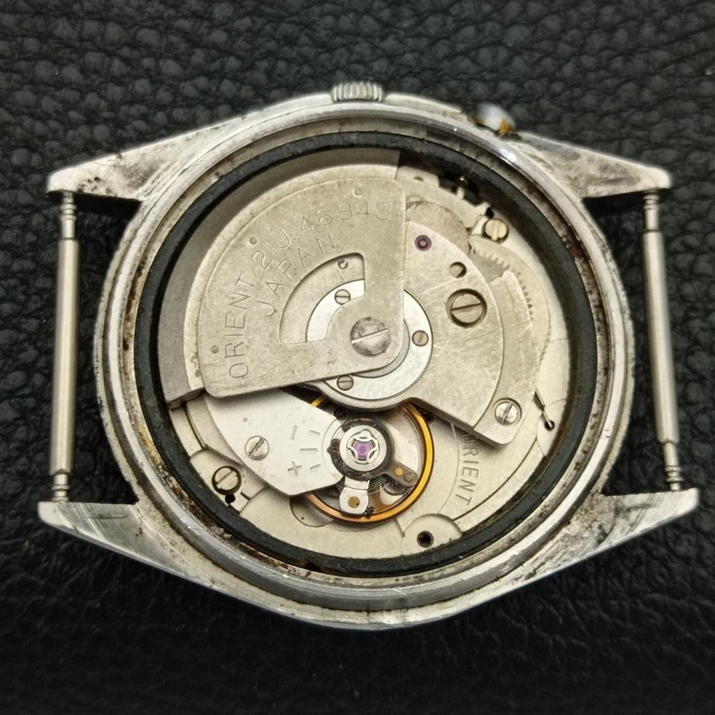 АВТОМАТИЧЕСКИЕ 46943 ВИНТАЖНЫЕ ORIENT CRYSTAL ЯПОНИЯ МУЖСКИЕ ОРИГИНАЛЬНЫЙ ЦИФЕРБЛАТ ЧАСЫ a701888-5