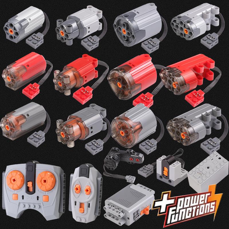 Technical Motor Parts Building Block Compatible Technical Mechanical Group MOC PF Power Function Upgrade XL-M-Servo Motor