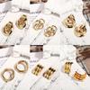 Fashion Simple Single Layer Metal Ear Stud Earrings