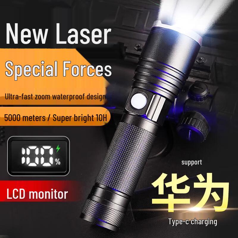 Black Scorpion High-Power Rechargeable LED Flashlight