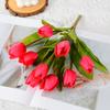 Тюльпан Искусственный Цветок Ome Гостиная Кофейный Столик Украшение Цветочная Композиция Букет Цветов Тюльпан Проект Озеленения Сада