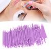 200 шт. тампоны для наращивания ресниц ватные палочки микро аппликаторы кисточки для макияжа фиолетовые